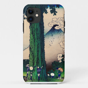 Mishima Pass in Kai Province by Katsushika Hokusai iPhone 11 Case