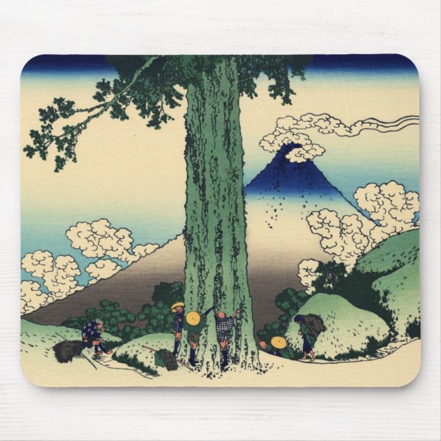 Mishima Pass in Kai Province Mouse Mat (Front)