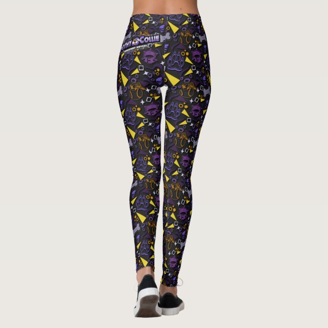 Mishka Arcade Print Leggings (Back)