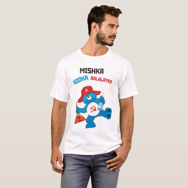 MISHKA VODKA BALALAYKA T-Shirt (Front Full)