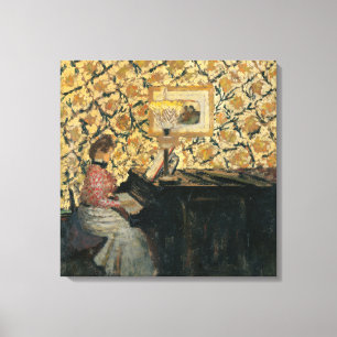 Misia at the Piano Canvas Print