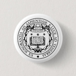 Miskatonic Seal 3 Cm Round Badge