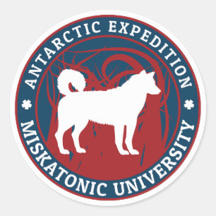 Miskatonic University Antarctic Expedition Classic Round Sticker