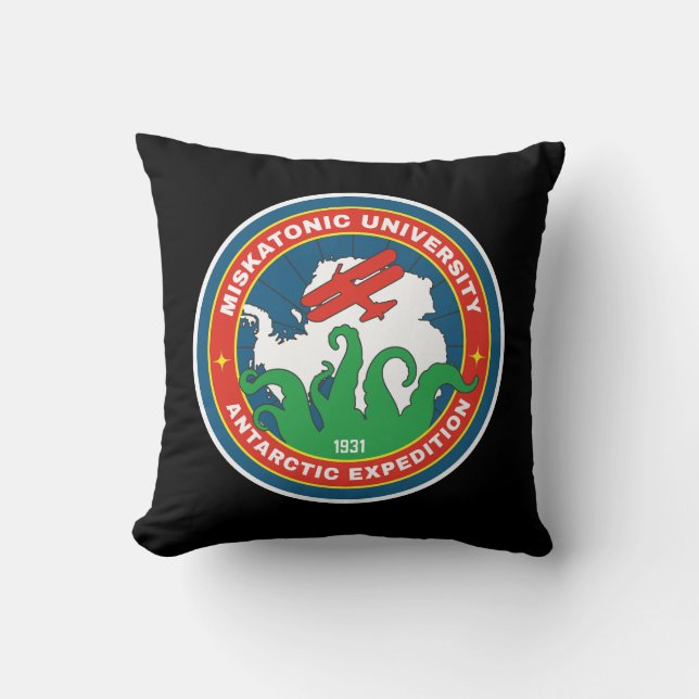 Miskatonic University Antarctic Expedition Cushion (Front)