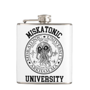 Miskatonic University CTHULHU HP LOVECRAFT Hip Flask