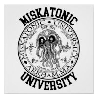 Miskatonic University CTHULHU HP LOVECRAFT
