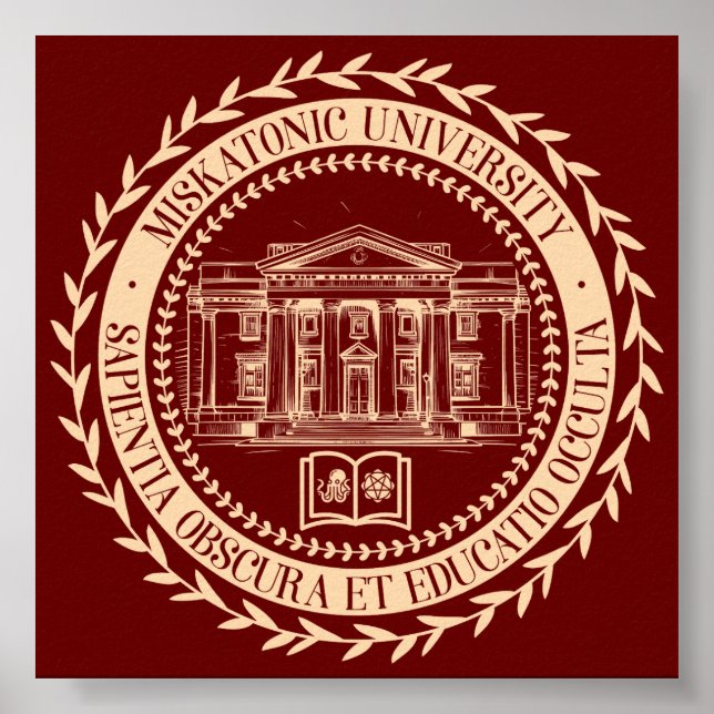 Miskatonic University Seal Poster (Front)
