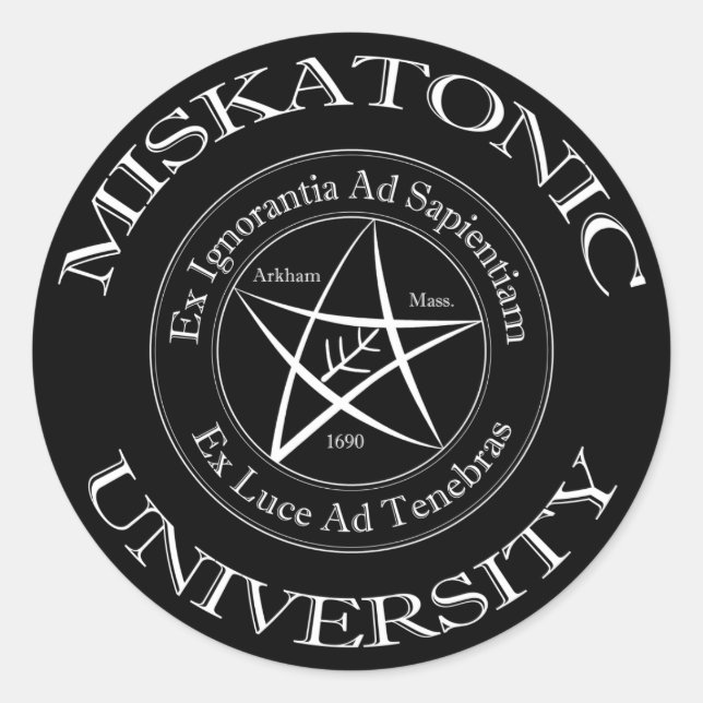 Miskatonic University Sticker (Front)