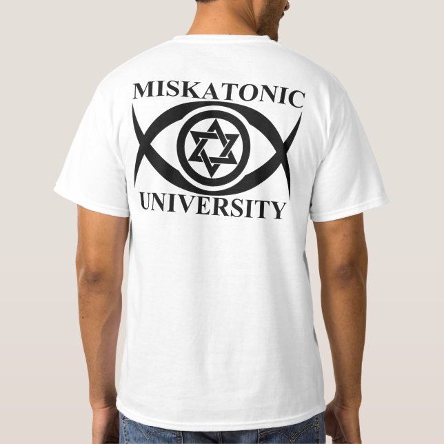 MISKATONIC UNIVERSITY T-Shirt (Back)