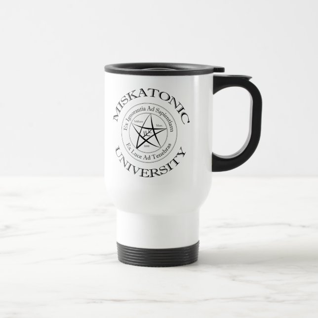 Miskatonic University Travel Mug (Right)