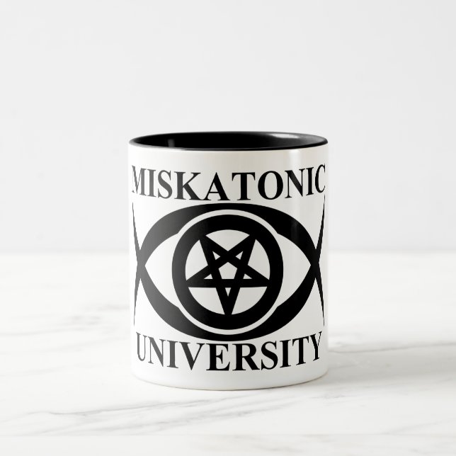 MISKATONIC UNIVERSITY Two-Tone COFFEE MUG (Center)