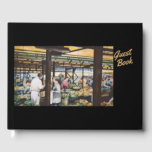 Miskolc's Farmers'Market, Hungary Guest Book (Front)