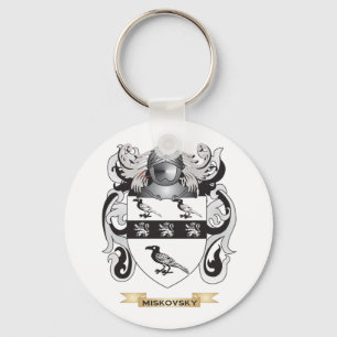 Miskovsky Coat of Arms (Family Crest) Key Ring