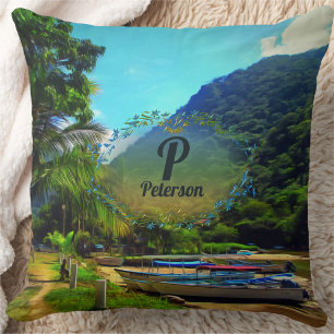Mismaloya Boats on The River 0350  Cushion