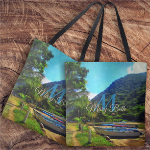 Mismaloya Boats on The River 0350 Tote Bag