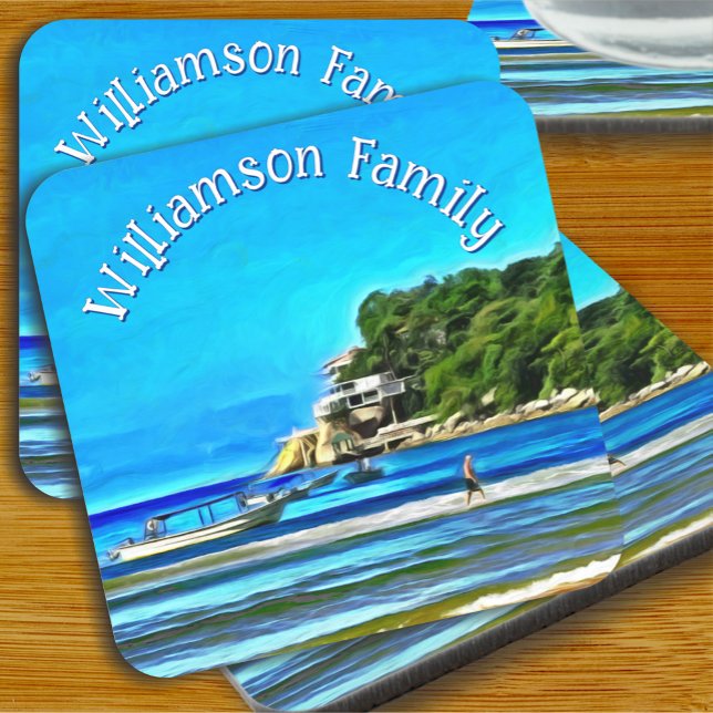 Mismaloya Fishing Boats 0346 Coaster (Creator Uploaded)