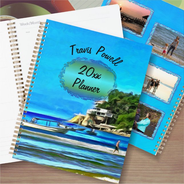 Mismaloya Fishing Boats Photo Collage 0346  Planner (Creator Uploaded)