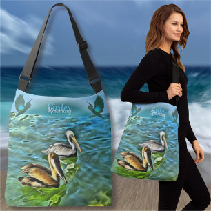 Mismaloya Pelicans 0329 Cross Body Bag