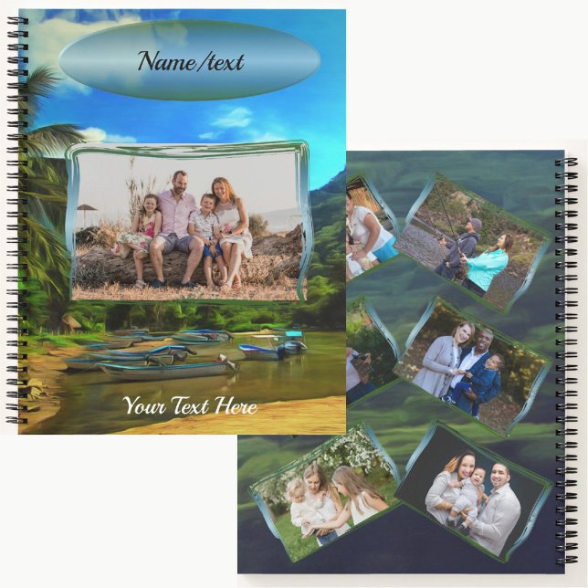 Mismaloya River Fishing Boats 0344 Notebook (Creator Uploaded)