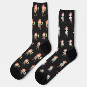 Mismatch Pattern of Pirates Socks