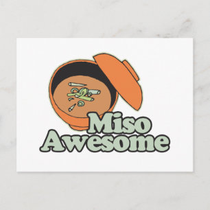 Miso Awesome Postcard