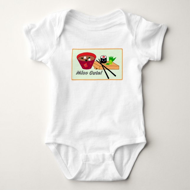 Miso Cute Baby Bodysuit (Front)