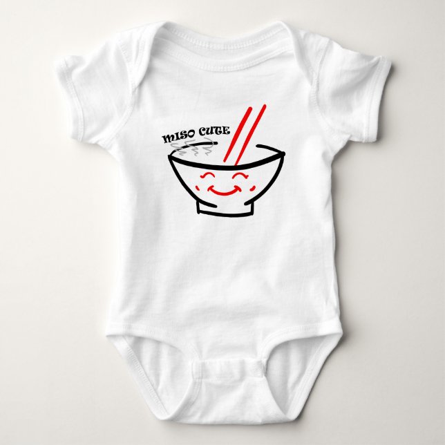 Miso Cute Baby Bodysuit (Front)
