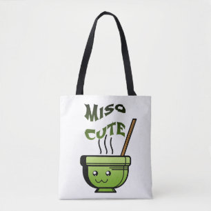 Miso Cute Vegan Humour Tote Bag