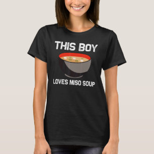Miso Designs For Boys Kids Japanese Miso Soup T-Shirt