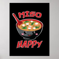 Miso Happy Funny Food Kawaii