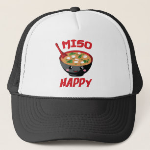 Miso Happy Funny Food Kawaii Trucker Hat
