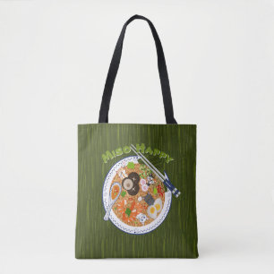 Miso Happy - Kawaii Ramen Cats Tote Bag