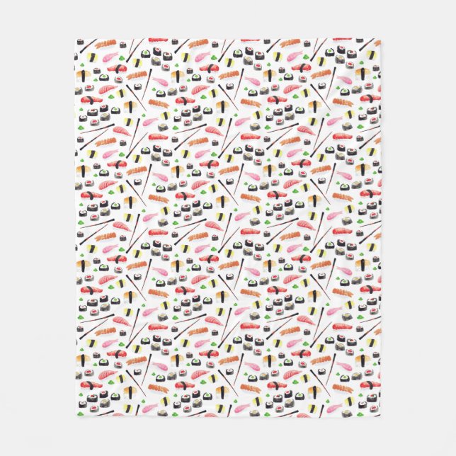 Miso Hungry Fleece Blanket (Front)