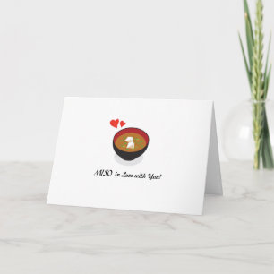 MISO in Love with You! Folded Greeting Card