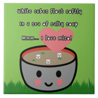 Miso Soup Haiku Tile