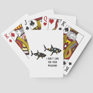 Misogyny Shark Playing Cards