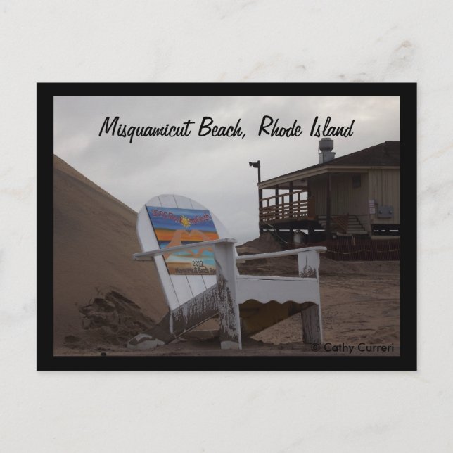 Misquamicut Beach, Rhode Island Postcard... Postcard (Front)