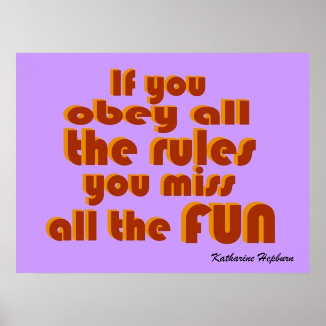 Miss all the Fun! Poster (Front)