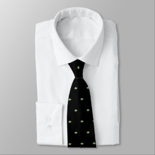 Miss America Apple Green Crown Men's Tie