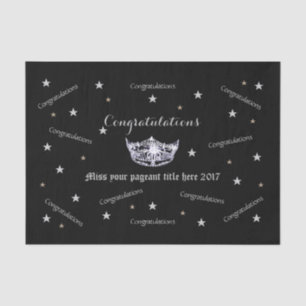 Miss America Congratulations Tissue Paper