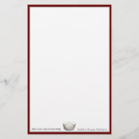 Miss America Crown & Custom Name Stationery Sheets