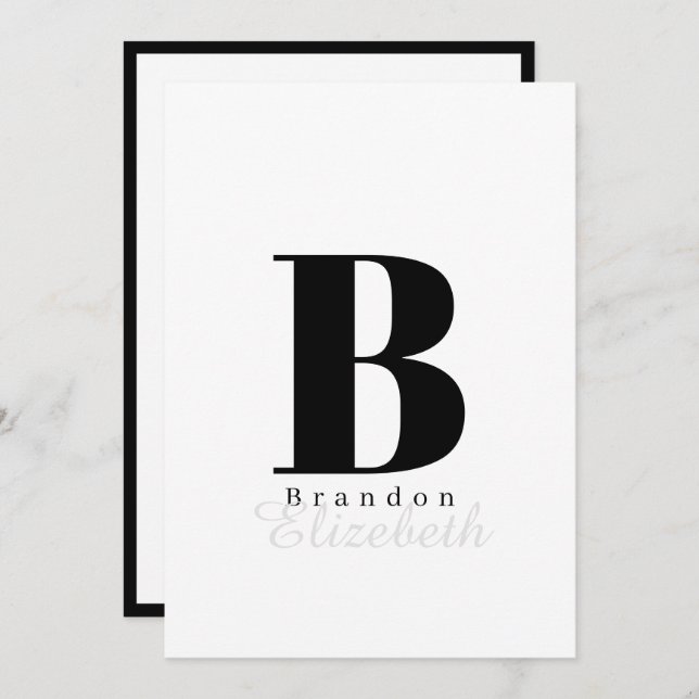 Miss America Crown Flat Note Cards-Sky Black Card (Front/Back)