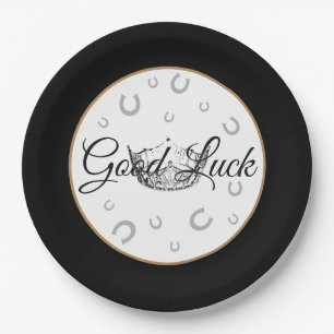 Miss America Crown Good Luck 9" Paper Plates