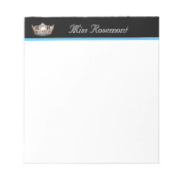 Miss America Crown Notepad