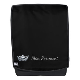 Miss America Crown Personalised Bold Face Backpack