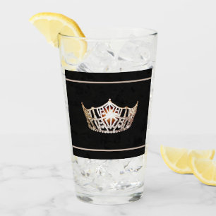 Miss America Gold Crown Glass