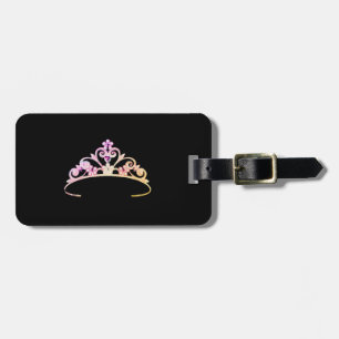 Miss America Multi Lilac Tiara Luggage Tag