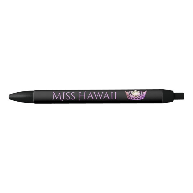 Miss America Orchid Crown Custom Ink Pen (Front)
