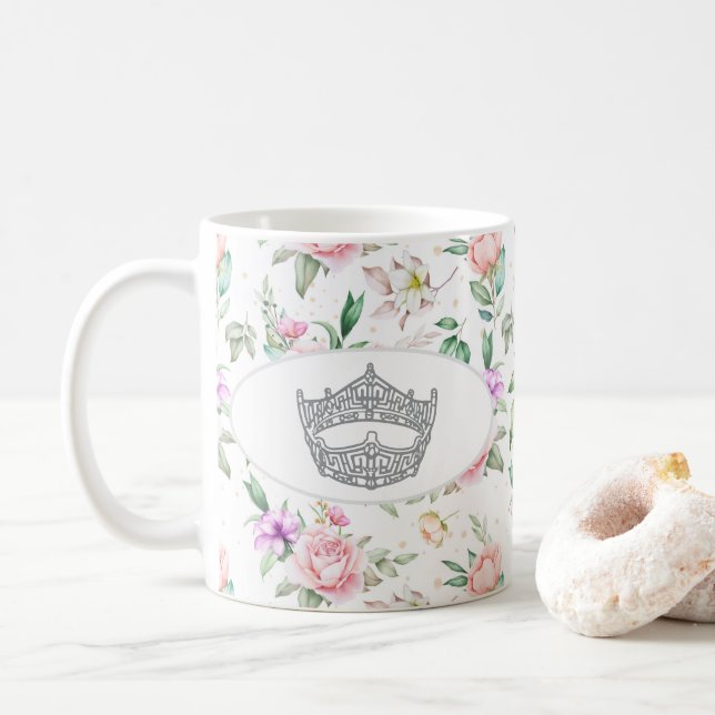 Miss America Pageant Crown Mug (With Donut)
