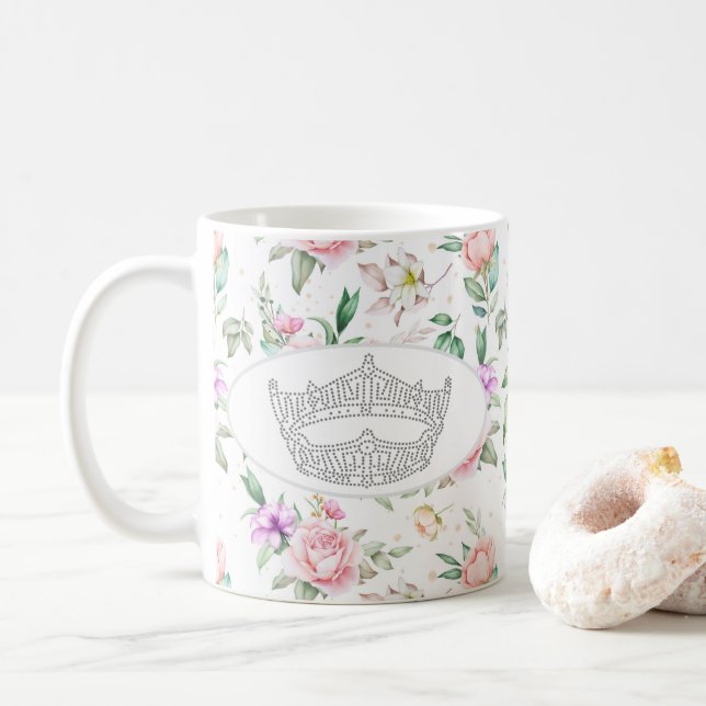 Miss America Pageant Crown Mug (With Donut)